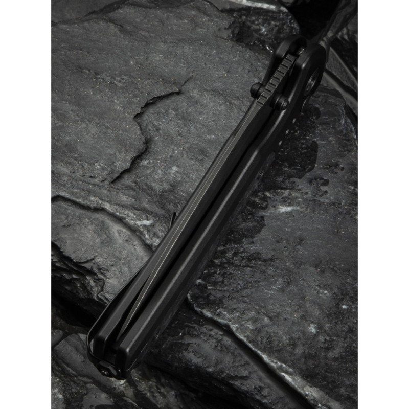 Ніж складаний туристичний Civivi Sentinel Strike II, (9.4 см) Nitro-V / Aluminum & FRN чорний