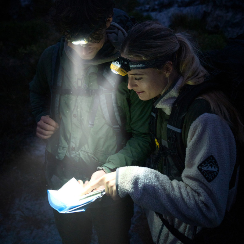 Ліхтар налобний Naturehike CNK2300DQ016, чорний