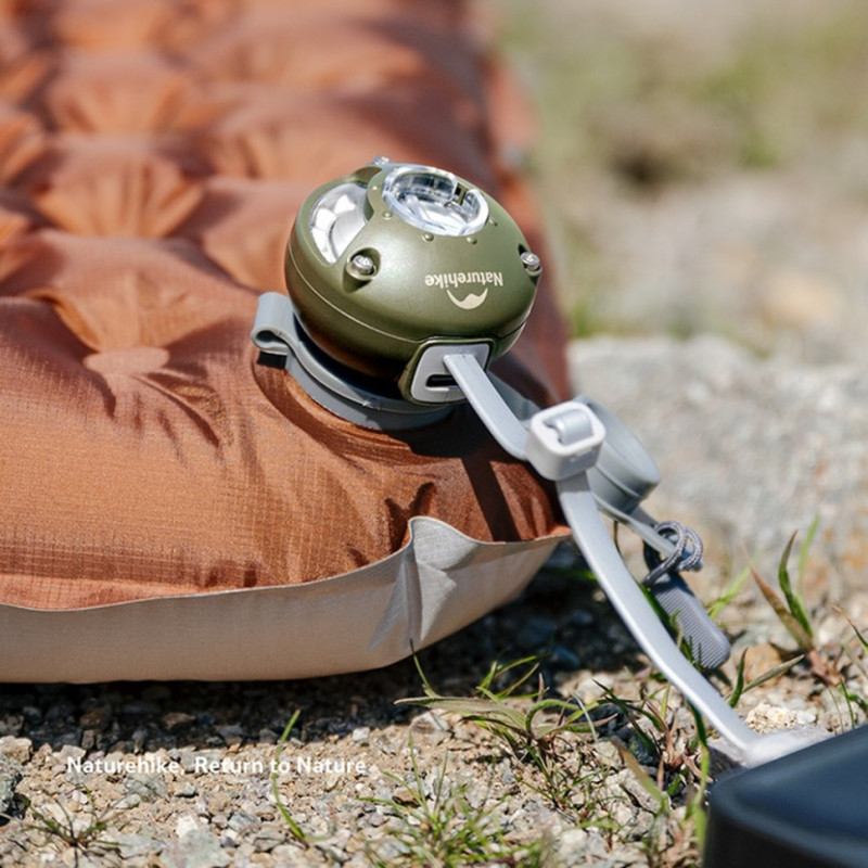 Насос повітряний ультралегкий Naturehike Wind-nano CNK2650ZM012, зелений