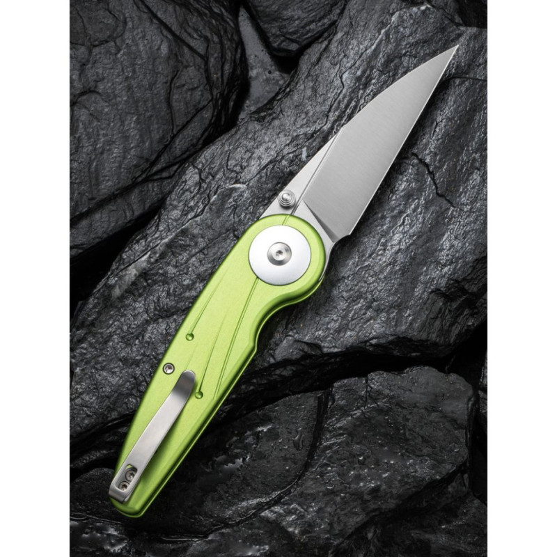 Ніж складаний туристичний Civivi Starflare, (8.4 см) Nitro-V / Aluminum зелений