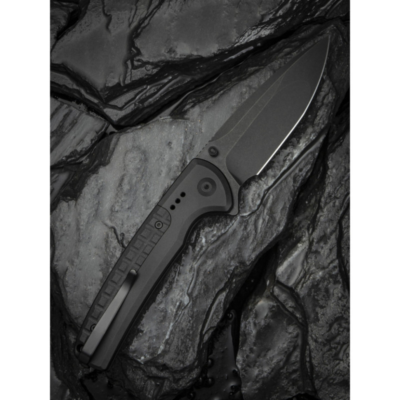 Ніж складаний туристичний Civivi Sentinel Strike II, (9.4 см) Nitro-V / Aluminum & FRN чорний