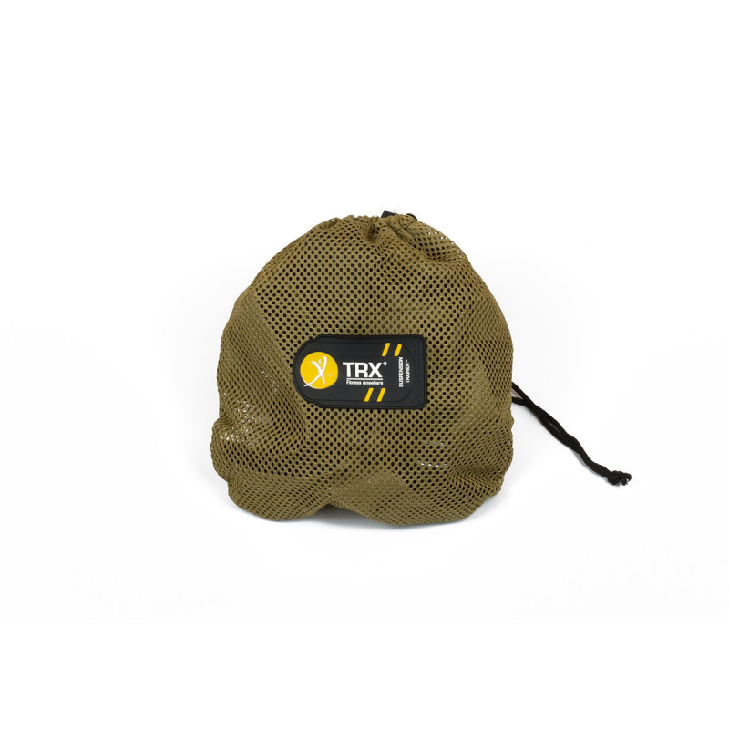 Петлі TRX EasyFit Force Kit T1 (підвісні тренувальні петлі), Довжина 100-140 см, Ширина строп 3,8 см, Макс. вага - 160 кг, Хакі