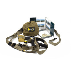 Петли TRX EasyFit Force Kit T1 (подвесные тренировочные петли), Длина 100-140 см, Ширина строп 3,8 см, Максимальный вес 160 кг, Хаки