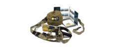 Петлі TRX EasyFit Force Kit T1 (підвісні тренувальні петлі), Довжина 100-140 см, Ширина строп 3,8 см, Макс. вага - 160 кг, Хакі