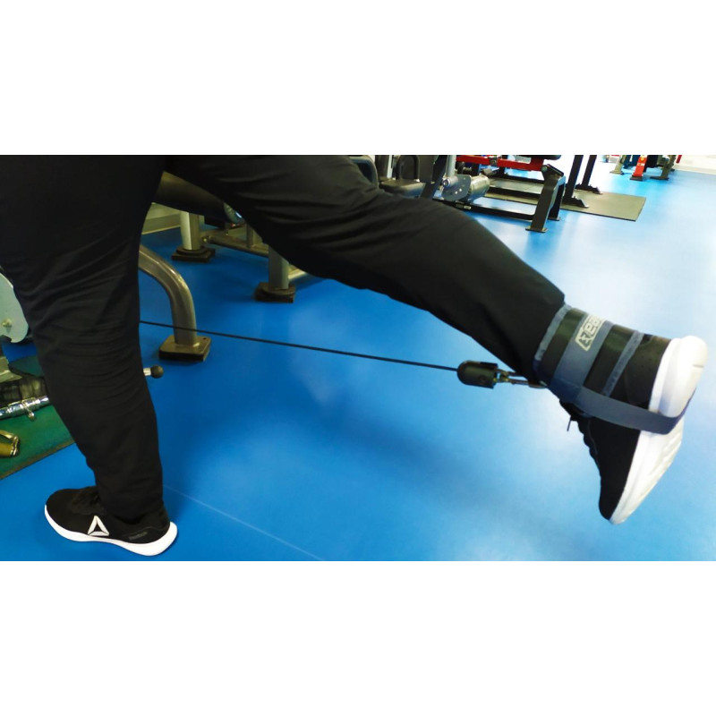 Манжета EasyFit для тяги (с пяткой), Длина 29 см, Ширина 10 см, Оксфорд, Сталь, Серый