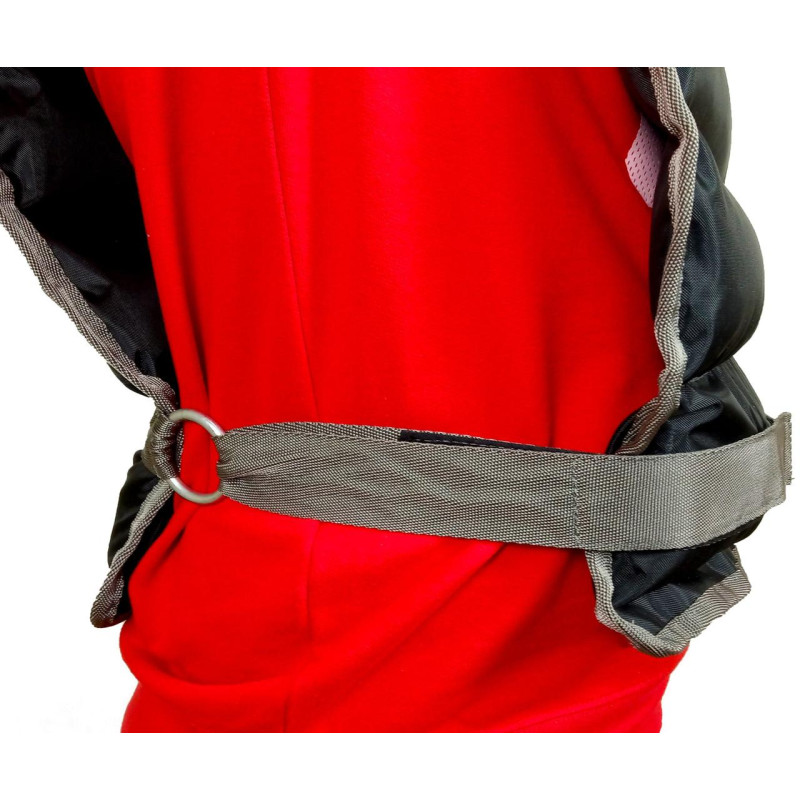 Жилет для утяжеления EasyFit, Вес 12 кг, Оксфорд, Песок, Черный