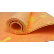 Premium Mat коврик EasyFit для фитнеса и пилатеса, 183x61 см, толщина 8 мм, PER, ECO-Friendly, оранжевый