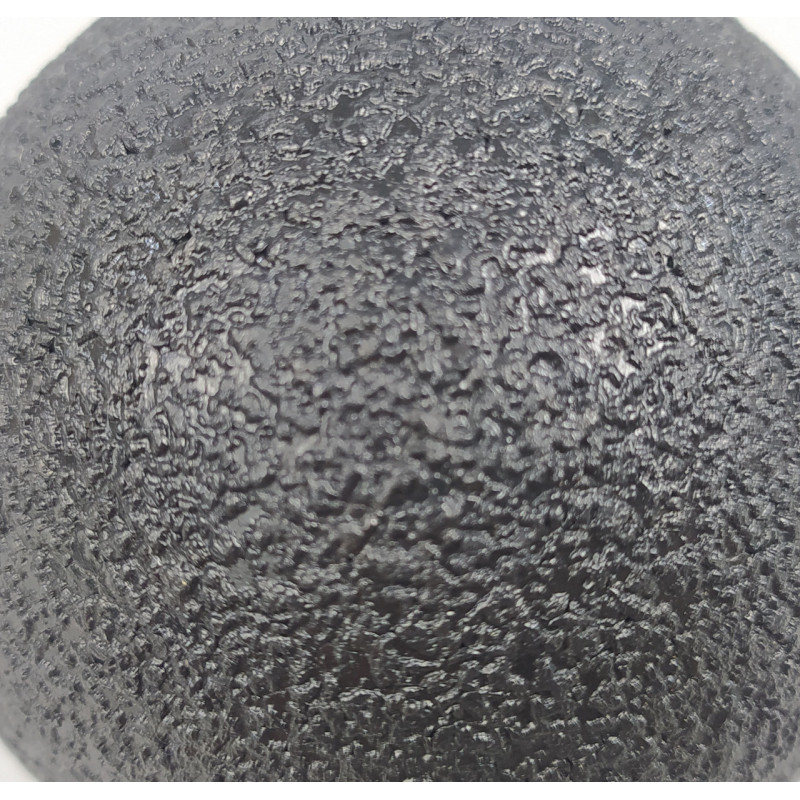 Массажный мяч EasyFit, Диаметр 8 см, Материал EPP, для МФР, снятия напряжения и самомассажа, Черный