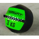 Медицинский мяч EasyFit Wall Ball (медбол, волбол), Вес 3 кг, Диаметр 33 см, PU, PVC, Черно-зеленый