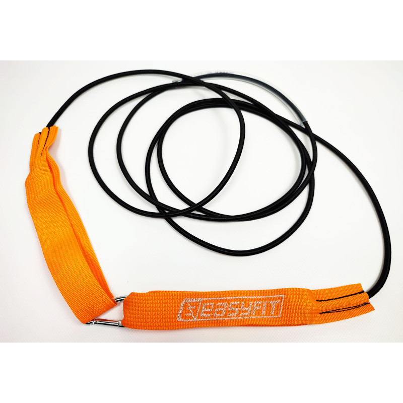 Резиновые петли-эспандер EasyFit, Набор 3 шт, Сопротивление 1-40 кг, Длина 300 см, Длина ручки 30 см, Длина дверного крепления 60 см, Толщина 4, 6, 8 мм, Для фитнеса, силовых тренировок, йоги и реабилитации, Салатовый, Оранжевый, Серый,