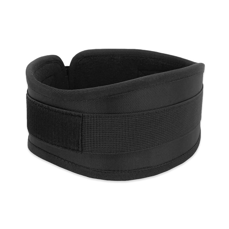 Пояс важкоатлетичний EasyFit Loins Protector, L (80-100 см), Oxford/EVA/фліс/сталь, чорний