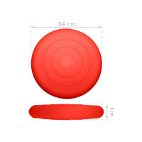 Балансувальна масажна подушка гладка EasyFit Balance Cushion Червоний
