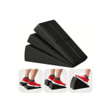 Клиновый блок для приседаний EasyFit, набор из трех наклонных платформ для йоги, тренировок и коррекции осанки, регулируемые углы 8,5° и 17°, полипропилен, черный