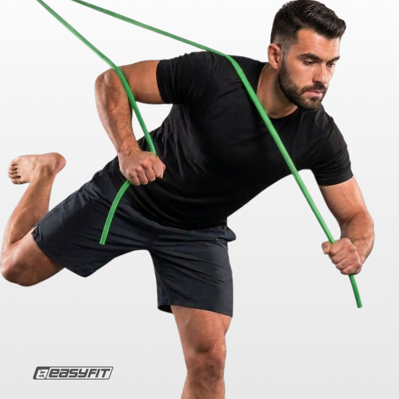 Борцовская резина EasyFit - жгут 10 м зеленый (Easy)