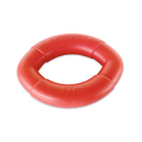 Еспандер кистьовий EasyFit Elliptic, Діаметр 10 см, Опір 27 кг, Силікон, Червоний