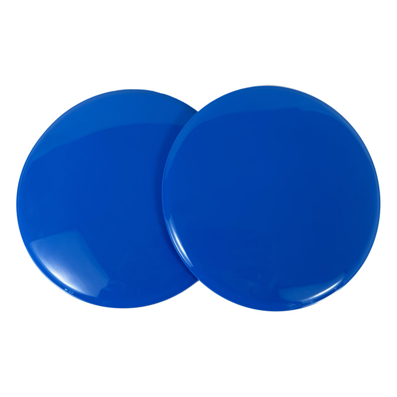 Диски для глайдингу EasyFit (пара), Діаметр 18 см, Максимальне навантаження 120 кг, Пластик, Синій
