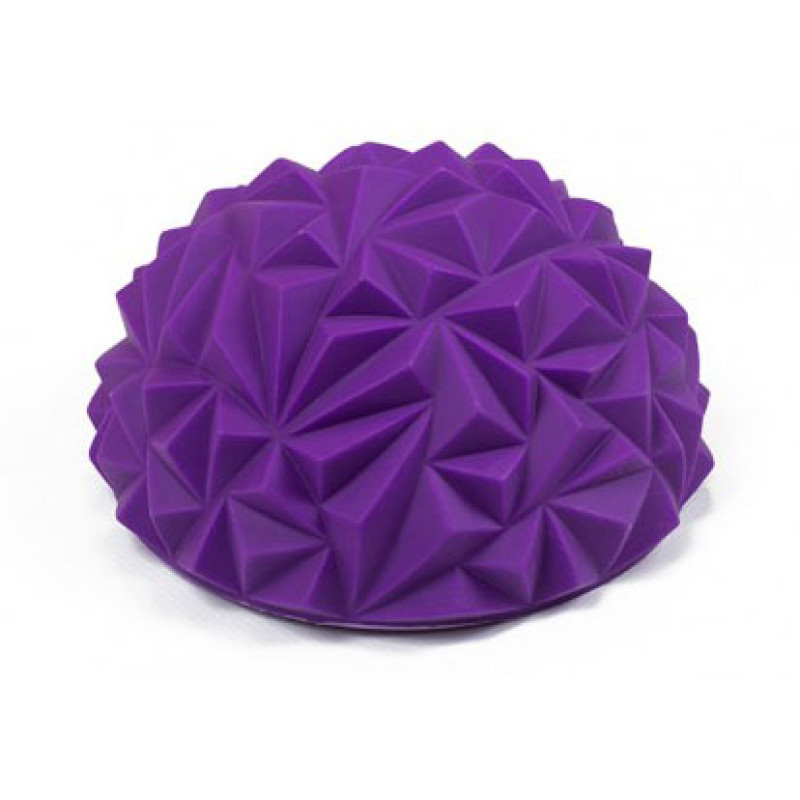 Полусфера массажная киндербол EasyFit Rif, Диаметр 16 см, Максимальная нагрузка 110 кг, Поливинилхлорид (PVC), Фиолетовый