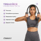 Кольцо для пилатеса EasyFit, Диаметр 38 см, Полипропилен, EVA, Черный