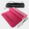 Двошаровий килимок EasyFit для пілатесу, фітнесу та йоги з чохлом, 183x61 см, товщина 6 мм, TPE/TC, ECO-Friendly, рожево-світло-рожевий