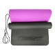 Двошаровий килимок EasyFit для пілатесу, фітнесу та йоги, 183x61 см, товщина 6 мм, TPE/TC, ECO-Friendly, чорно-фіолетовий