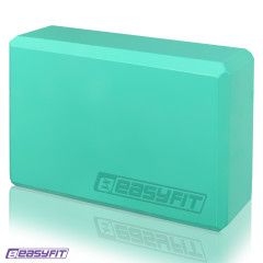 Блок для йоги EasyFit EVA, 23х15,5х7,5 см, м'ятний