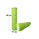 Массажный ролик (валик) EasyFit Dozer, длина 45 см, диаметр 11 см, салатовый, каркас из высокопрочного пластика, пена EVA с массажной поверхностью 3D, для МФР, фитнеса, йоги и реабилитации