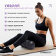 Массажный ролик (валик) EasyFit SlateShaper, Длина 45 см, Диаметр 15 см, EPP-пена, для МФР, фитнеса, йоги и реабилитации, Черный