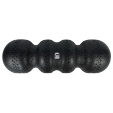 Масажний ролик (валик) EasyFit SlateShaper, Довжина 45 см, Діаметр 15 см, EPP-піна, для МФР, фітнесу, йоги та реабілітації, Чорний