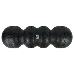 Масажний ролик (валик) EasyFit SlateShaper, Довжина 45 см, Діаметр 15 см, EPP-піна, для МФР, фітнесу, йоги та реабілітації, Чорний