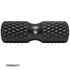 Масажний ролик EasyFit Grid Roller EPP для МФР, довжина 42 см, чорний