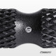 Массажный ролик EasyFit Grid Roller EPP для МФР, длина 42 см, черный