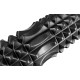 Массажный ролик EasyFit Solid Grid Roller v.2.2s, Длина 45 см, Диаметр 13 см, Цельный каркас, EVA-пена с массажной 3D поверхностью, для МФР, фитнеса, йоги и реабилитации, Черный