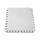 Татамі мат EasyFit SwallowTail (пазл ластівчин хвіст з бортиком), Розмір 120x120 см, Товщина 10 мм, EVA-піна, Білий