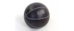 Медбол EasyFit RB (медичний м'яч-слембол без відскоку), Вага 5 кг, Діаметр 20 см, Гума, Чорний