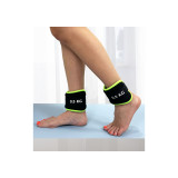 Обтяжувачі для ніг і рук EasyFit Comfort з металом (пара), Вага 0,5 кг, Неопрен, Сталева гранула, Чорно-салатовий