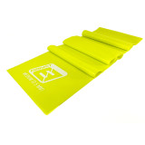 Еластична стрічка (фітнес гумка, еспандер) EasyFit для пілатесу та йоги, Довжина 150 см, Ширина 15 см, Товщина 0,5 мм, Латекс, Жовтий