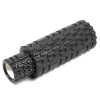 Массажный ролик (валик) EasyFit Grid Roller Double 2 в 1, Длина 33 см, Диаметр 14 см, Каркас из высокопрочного пластика, Пена EVA с массажной поверхностью 3D, для МФР, фитнеса, йоги и реабилитации, Черный