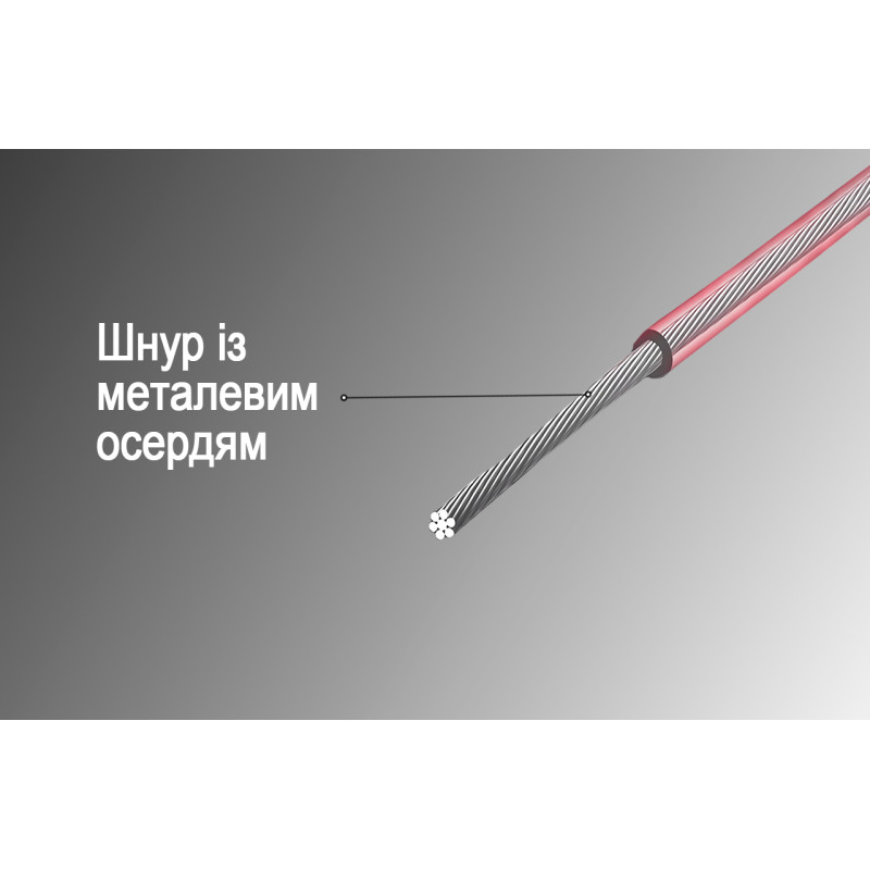 Швидкісна скакалка з лічильником EasyFit, Довжина 2,8 м, ручки 18 см, Сталь, Пластик, Вага 130 г, Чорно-рожевий