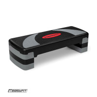 Степ-платформа EasyFit Step-B 3-ступінчаста, 80×30 см, сірий