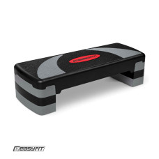Степ-платформа EasyFit Step-B 3-ступінчаста, 80×30 см, сірий