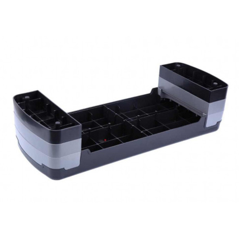 Степ-платформа EasyFit Step-B 3-ступінчаста, Максимальне навантаження 250 кг, Довжина 80 см, Ширина 30 см, Пластик, Сірий