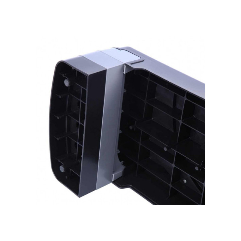 Степ-платформа EasyFit Step-B 3-ступінчаста, Максимальне навантаження 250 кг, Довжина 80 см, Ширина 30 см, Пластик, Сірий