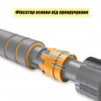 Раздвижной распорный турник EasyFit OrangeGymBar 60-100 см Раздвижной распорный турник EasyFit OrangeGymBar 60-100 см