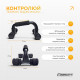 Упоры для отжиманий EasyFit PushMax, с неопреновым покрытием, длина 20 см, максимальная нагрузка 100 кг, черный, для тренировок дома и в спортзале