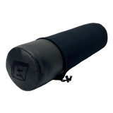 Валик для масажного столу EasyFit (з чохлом), Довжина 60 см, Медичний шкірозамінник, Чорний