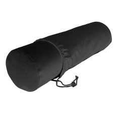 Валик для масажного столу EasyFit (з чохлом), Довжина 60 см, Медичний шкірозамінник, Чорний