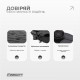 Віброплатформа EasyFit VibroStep Base (еспандери в комплекті), 10 програм, Bluetooth, USB, чорний