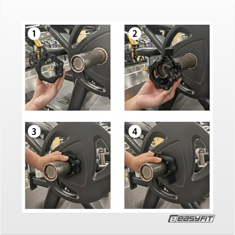 Зажимы для штанги 50 мм EasyFit Lock-Jaw (пара)