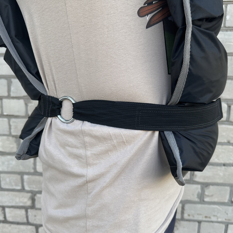 Жилет для обтяження EasyFit, Вага 25 кг, Оксфорд, Пісок, Чорний