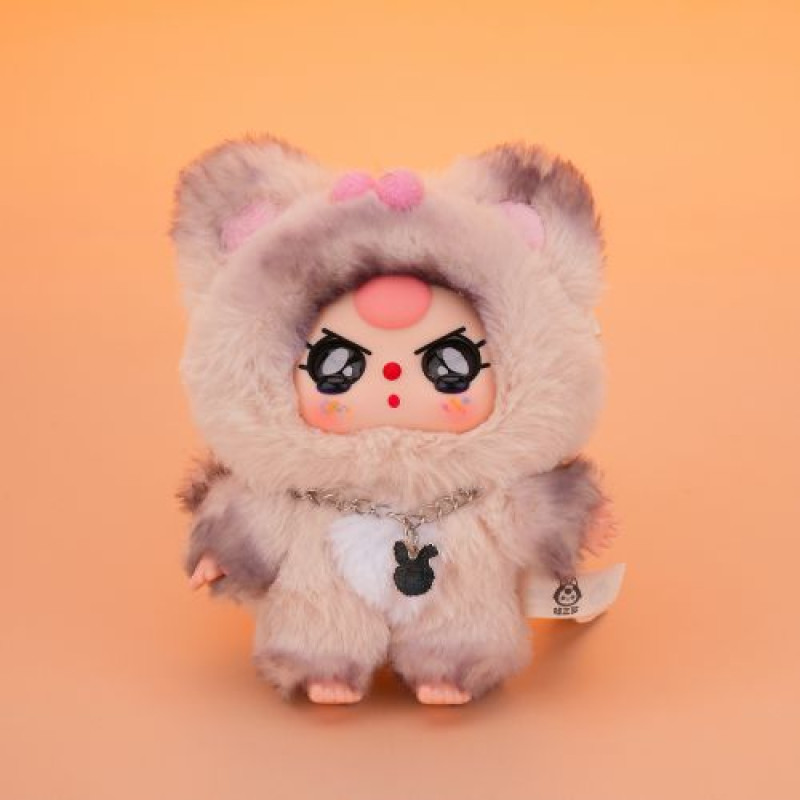 Коллекционная мягкая игрушка с кольцом POP TOP серии Baby Three - Котики и собачки